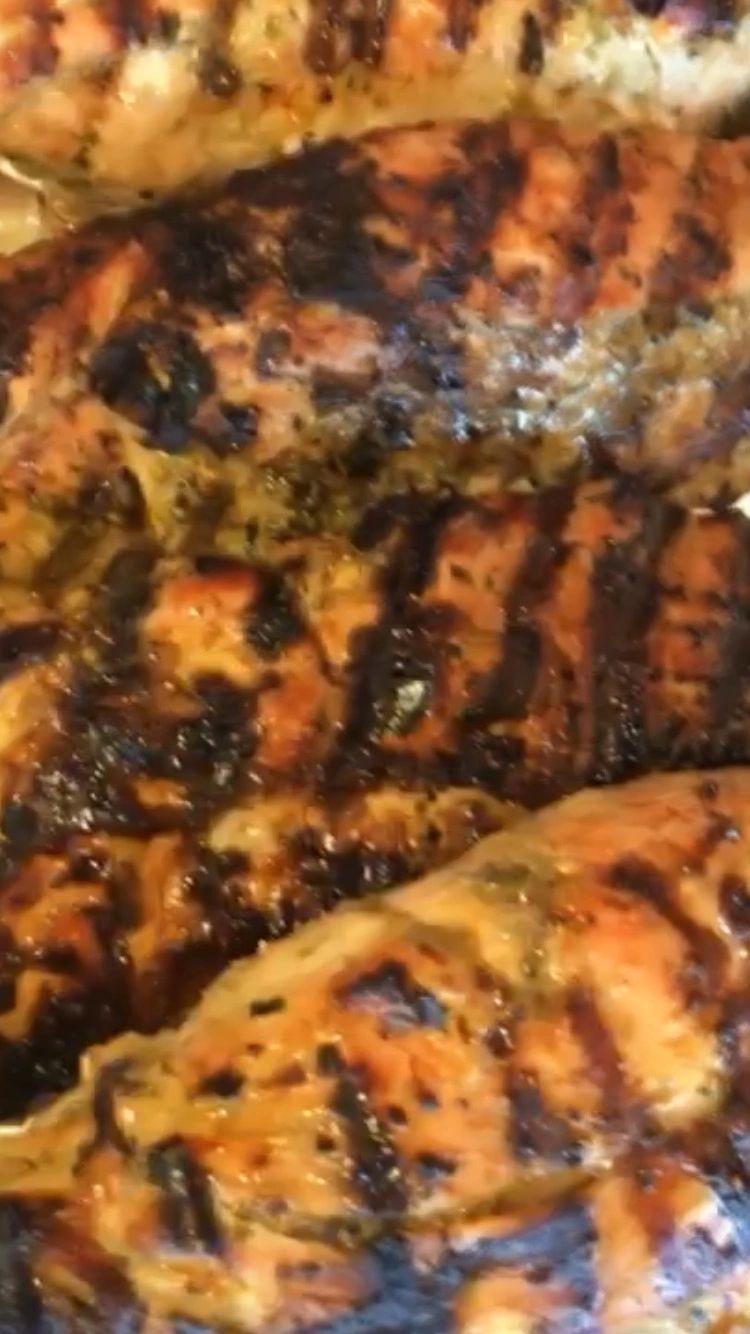Grilled meat skewers